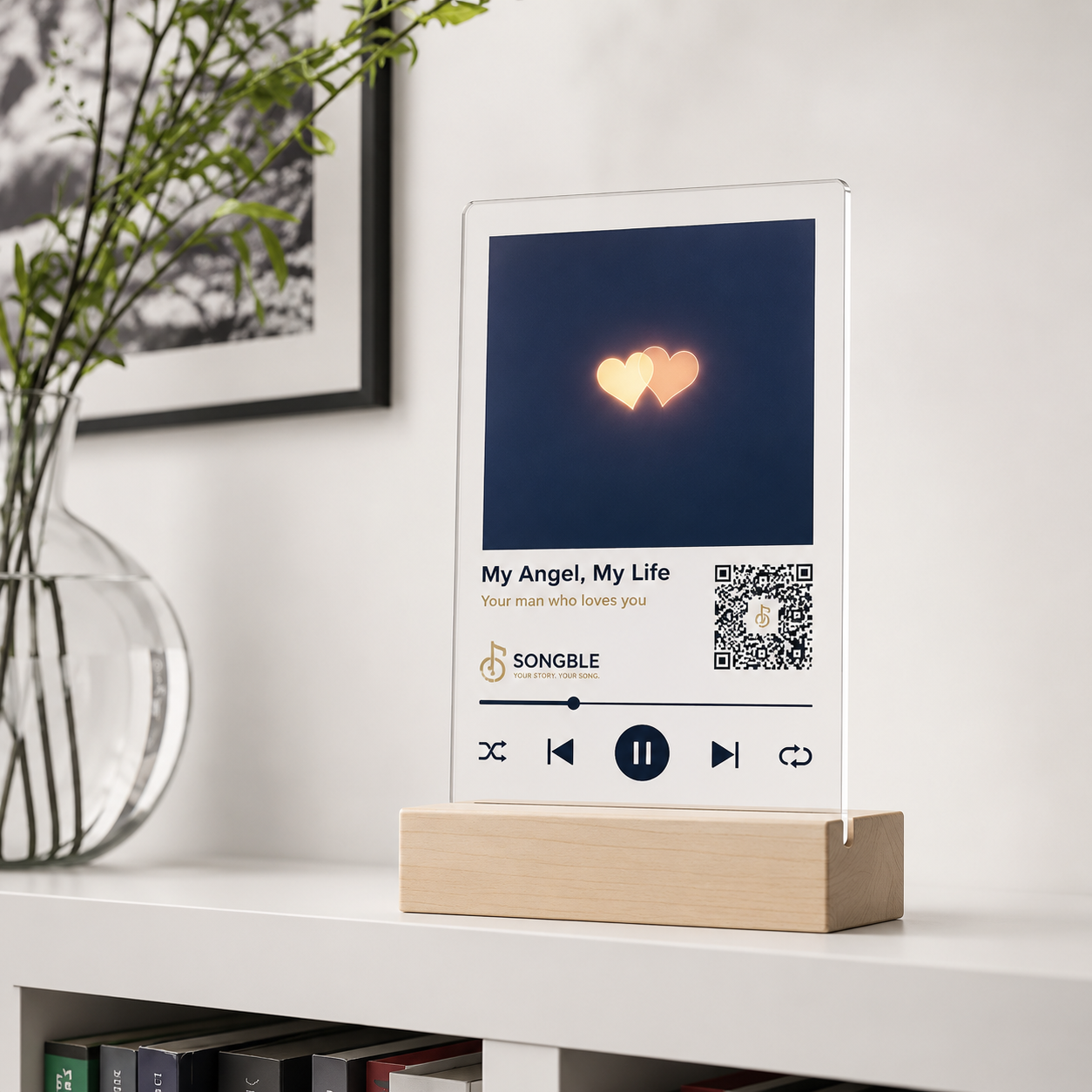 Song Plaque with QR Code