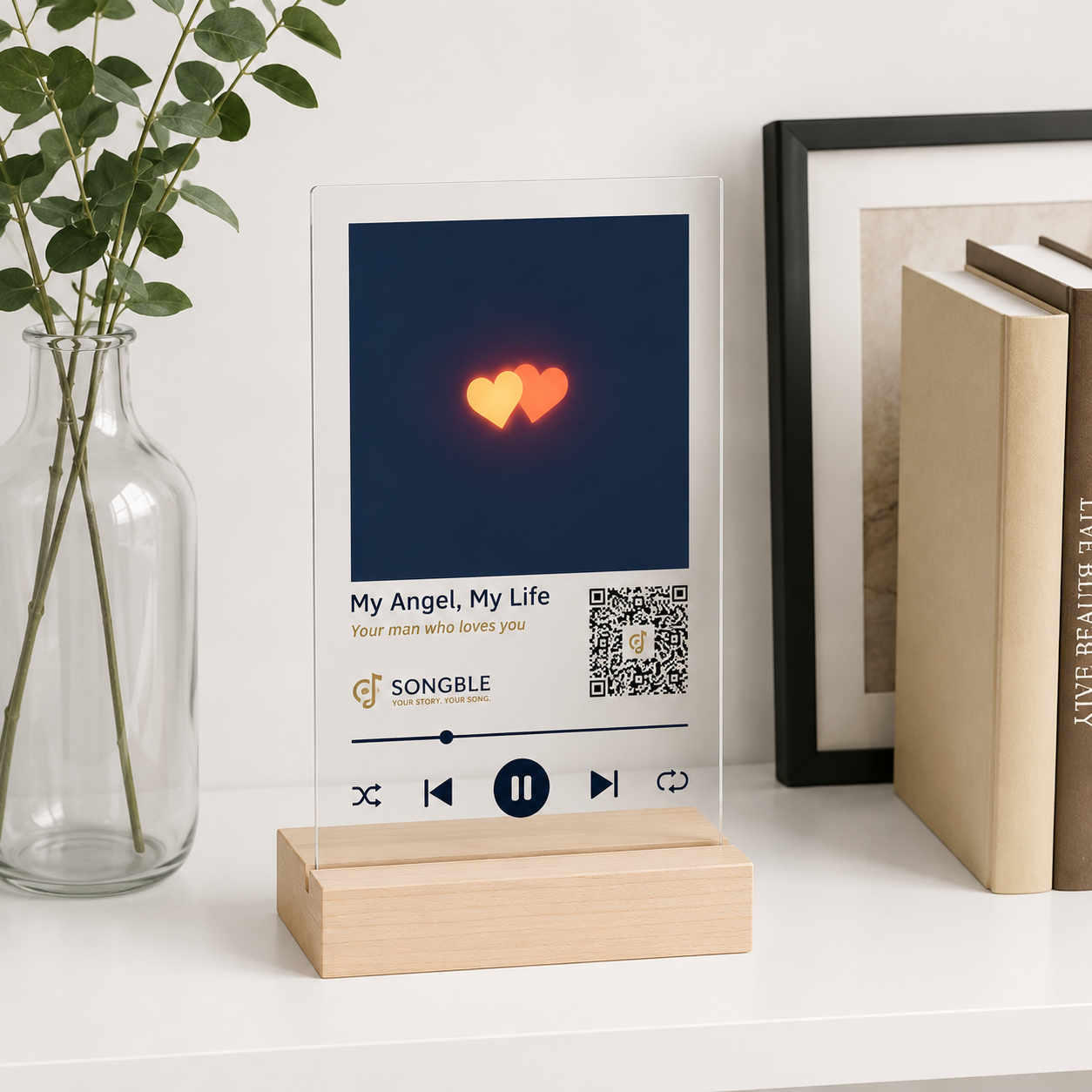 Song Plaque with QR Code